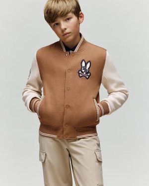 KIDS WADE KNIT VARSITY BOMBER - KO1100001