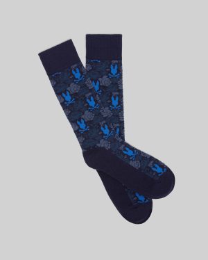 MENS FLORAL BUNNY DRESS SOCK - MO2200021