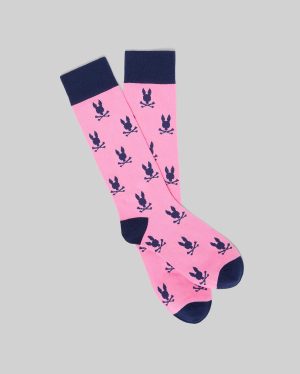 MENS ALL OVER BUNNY DRESS SOCK - MO2200022