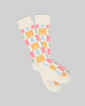 MENS SQUARE BUNNY DRESS SOCK - MO2200044