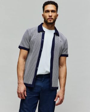 MENS MAXTON WAFFLE SHIRT - MT0300165